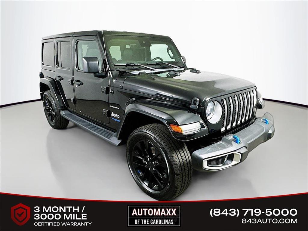 used 2022 Jeep Wrangler Unlimited 4xe car, priced at $25,501