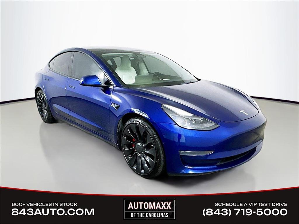 used 2022 Tesla Model 3 car, priced at $23,600