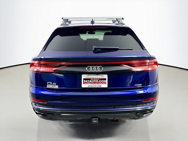 used 2021 Audi Q8 car, priced at $43,900