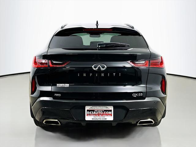 used 2022 INFINITI QX55 car, priced at $30,999