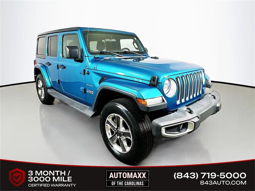 used 2020 Jeep Wrangler Unlimited car, priced at $26,055