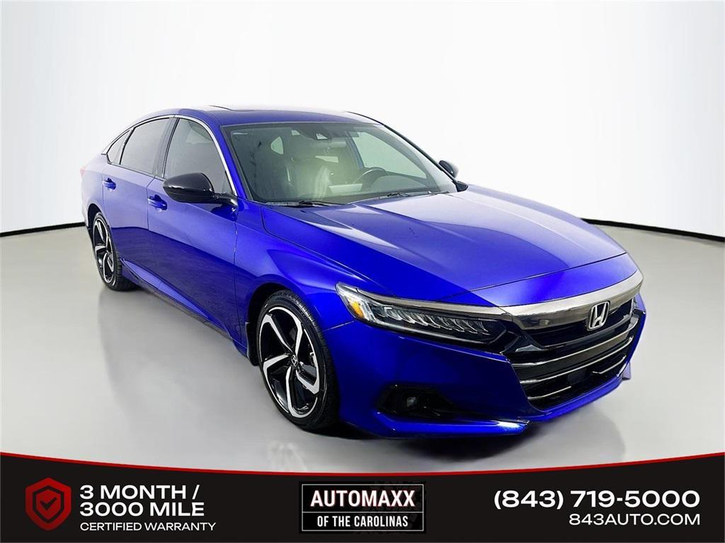 used 2021 Honda Accord car, priced at $24,990