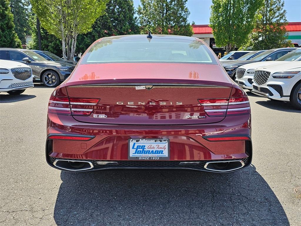 new 2025 Genesis G80 car, priced at $79,485