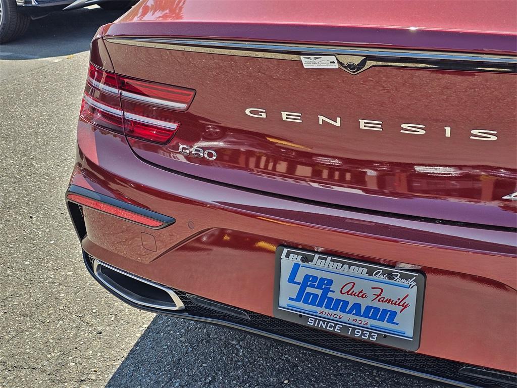 new 2025 Genesis G80 car, priced at $79,485
