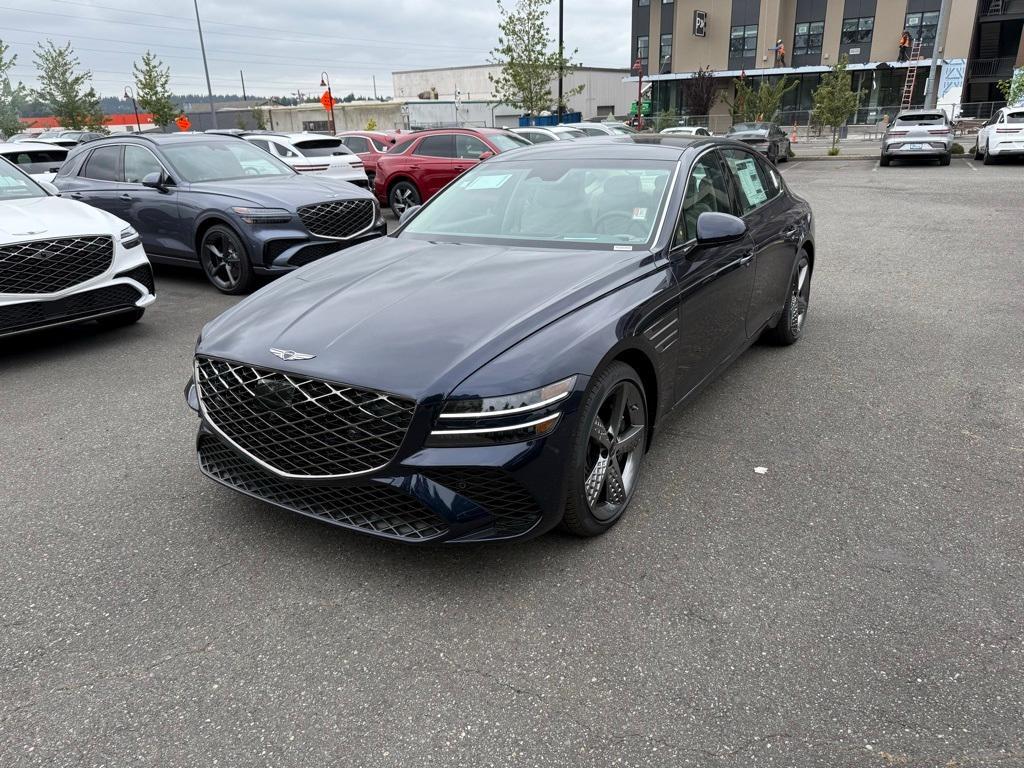 new 2025 Genesis G80 car, priced at $79,345