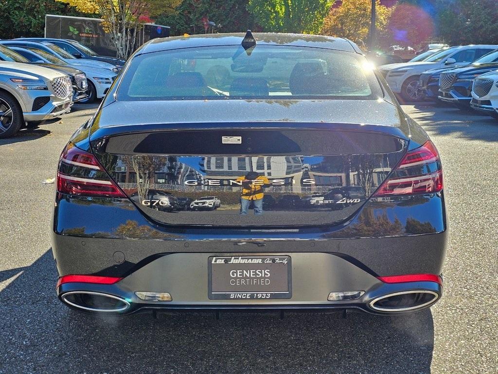 used 2025 Genesis G70 car, priced at $44,995