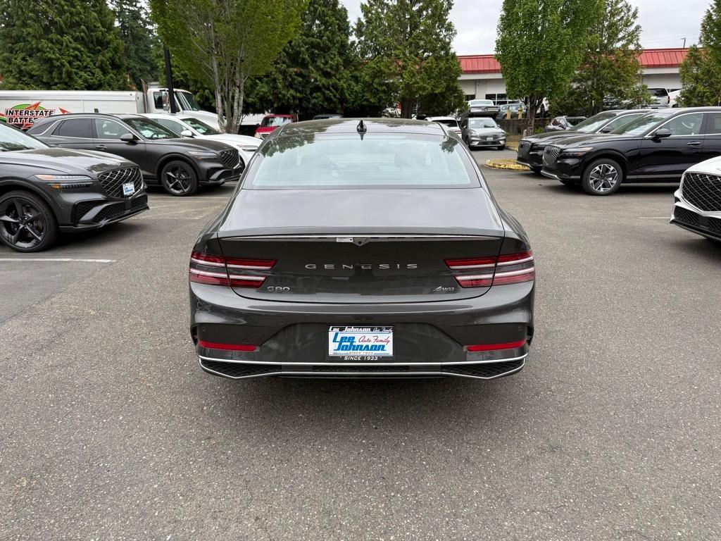 new 2025 Genesis G80 car, priced at $62,215
