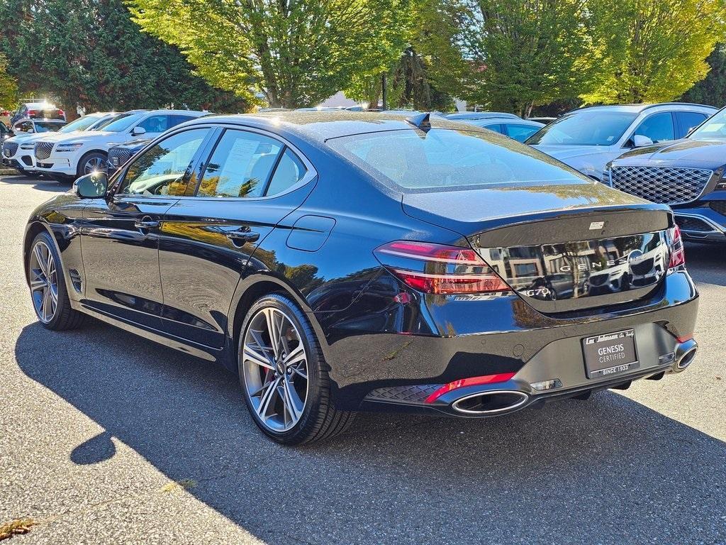 used 2025 Genesis G70 car, priced at $47,995