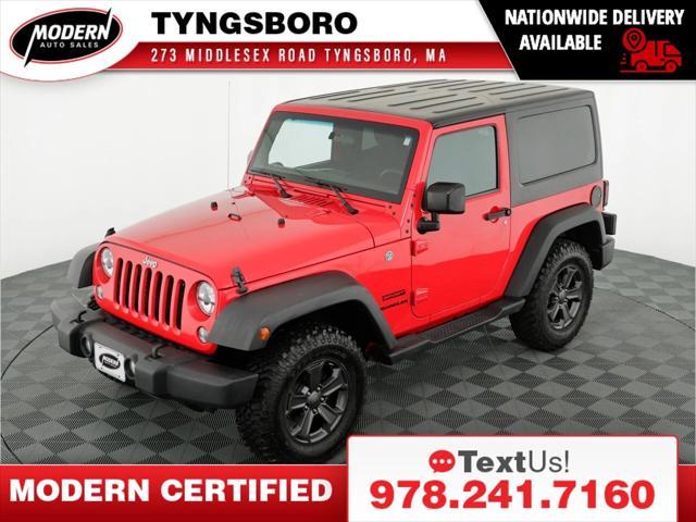 used 2017 Jeep Wrangler car, priced at $16,980