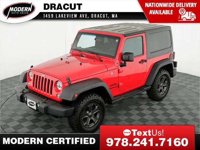 used 2017 Jeep Wrangler car, priced at $17,500