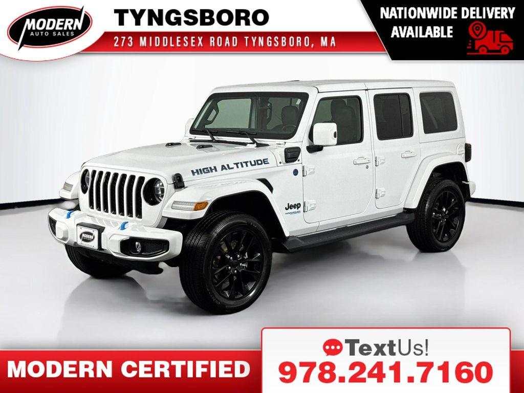 used 2021 Jeep Wrangler Unlimited 4xe car, priced at $35,980