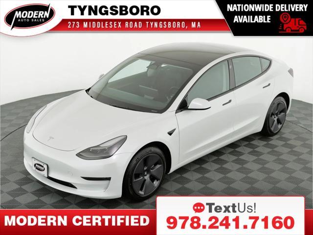 used 2023 Tesla Model 3 car, priced at $28,480