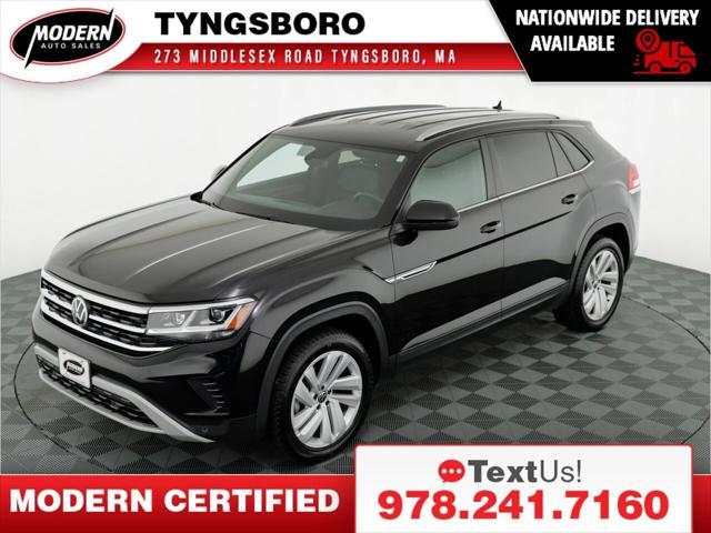 used 2021 Volkswagen Atlas Cross Sport car, priced at $25,490