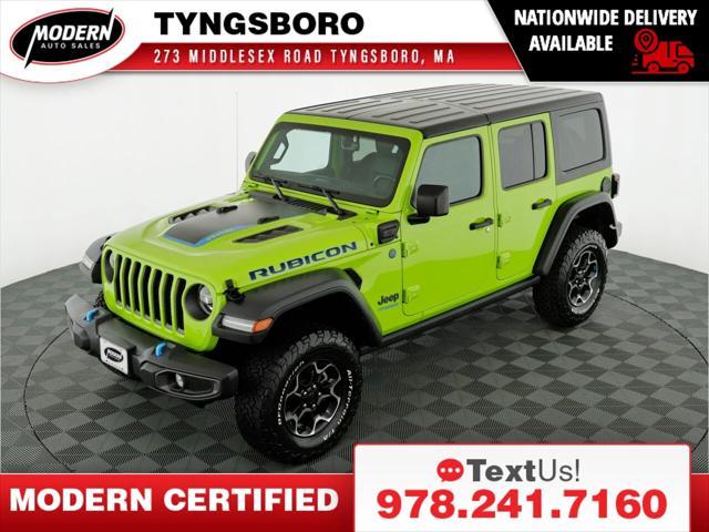 used 2021 Jeep Wrangler Unlimited 4xe car, priced at $34,980