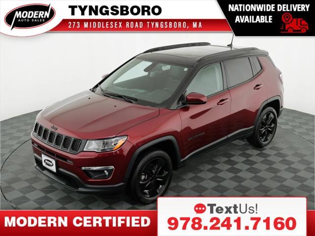 used 2021 Jeep Compass car, priced at $22,450