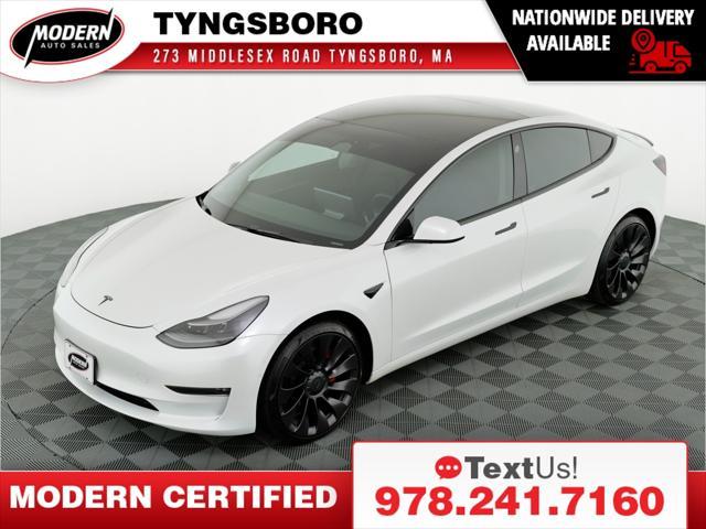 used 2022 Tesla Model 3 car, priced at $38,980