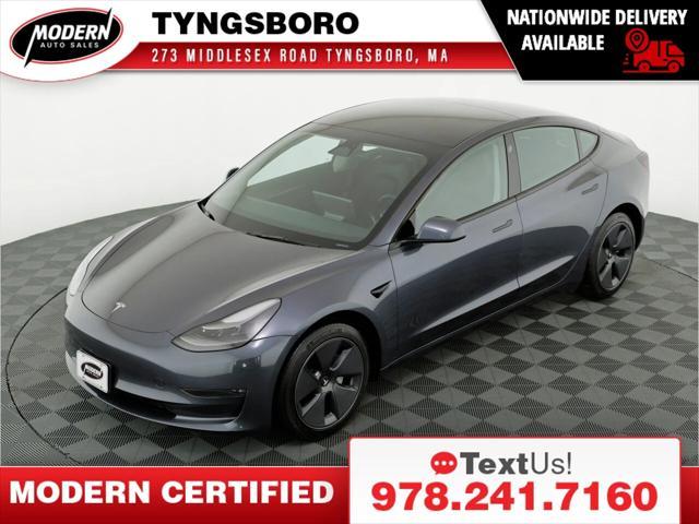 used 2023 Tesla Model 3 car, priced at $31,980