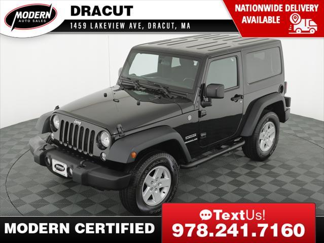 used 2017 Jeep Wrangler car, priced at $21,980