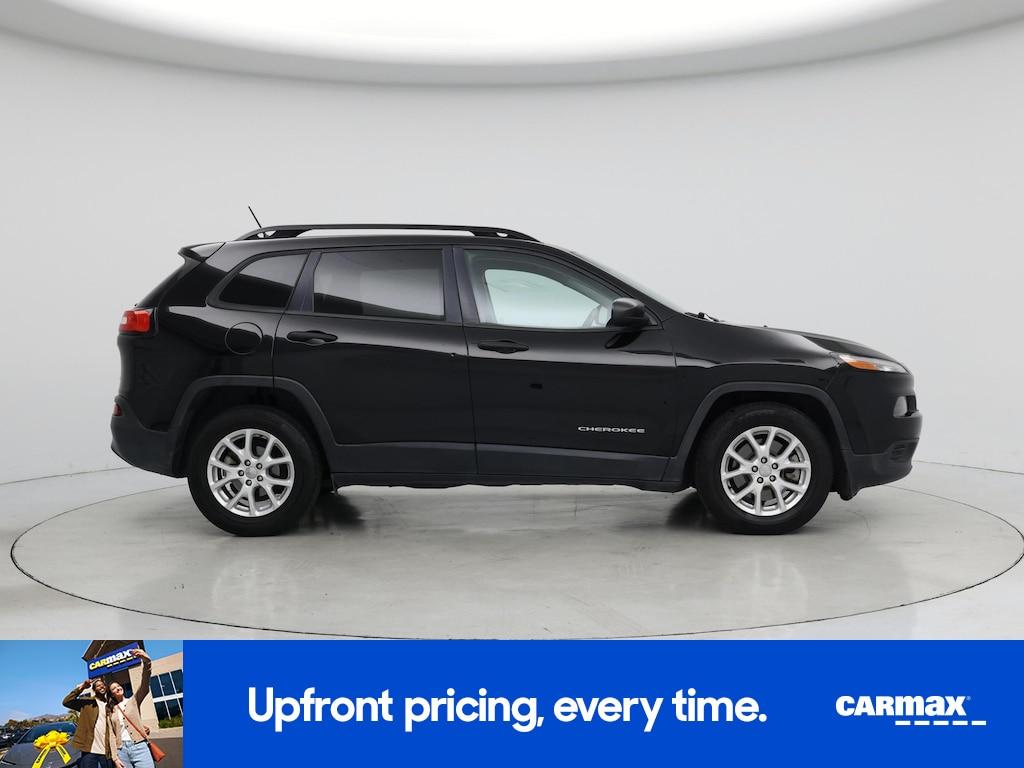 used 2017 Jeep Cherokee car, priced at $11,998