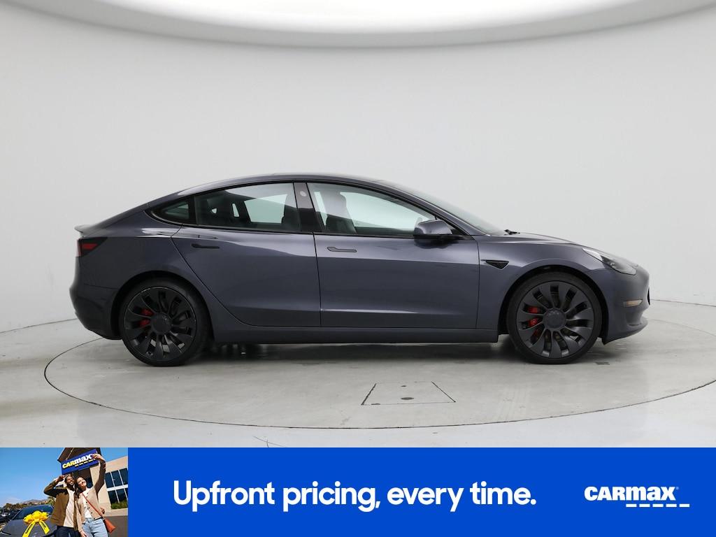 used 2023 Tesla Model 3 car, priced at $35,998