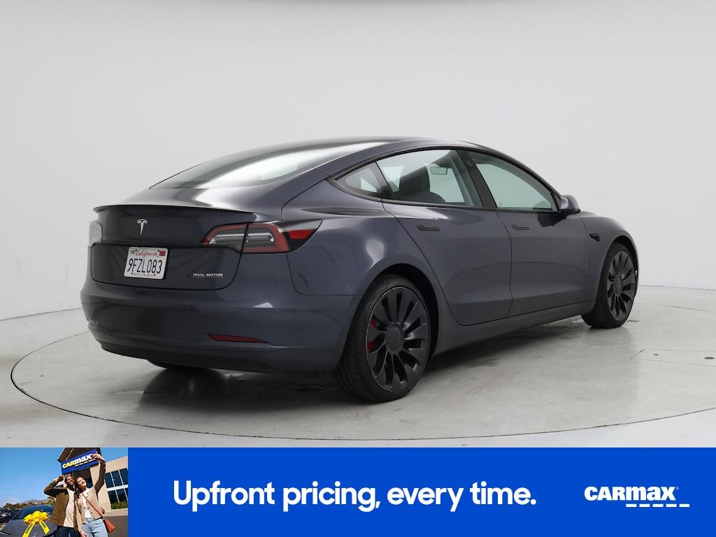 used 2023 Tesla Model 3 car, priced at $35,998