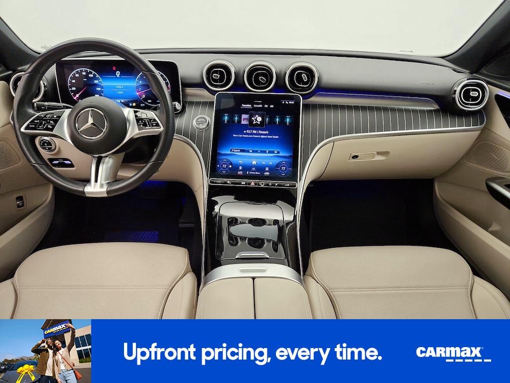 used 2023 Mercedes-Benz C-Class car, priced at $34,998