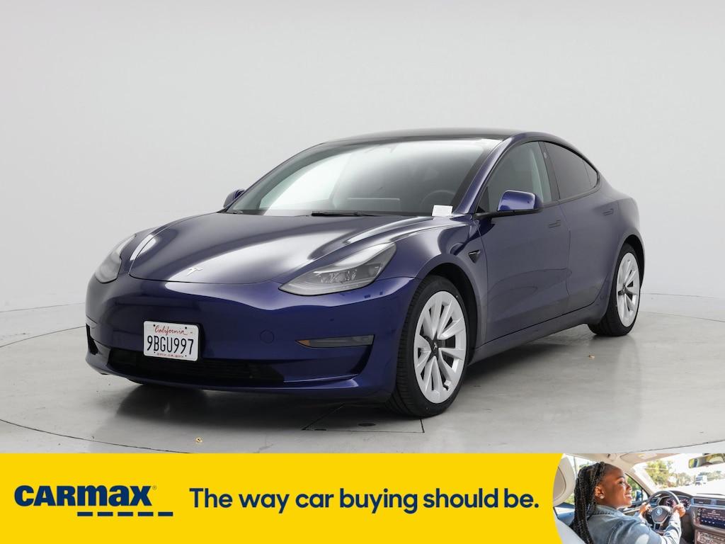 used 2022 Tesla Model 3 car, priced at $27,998