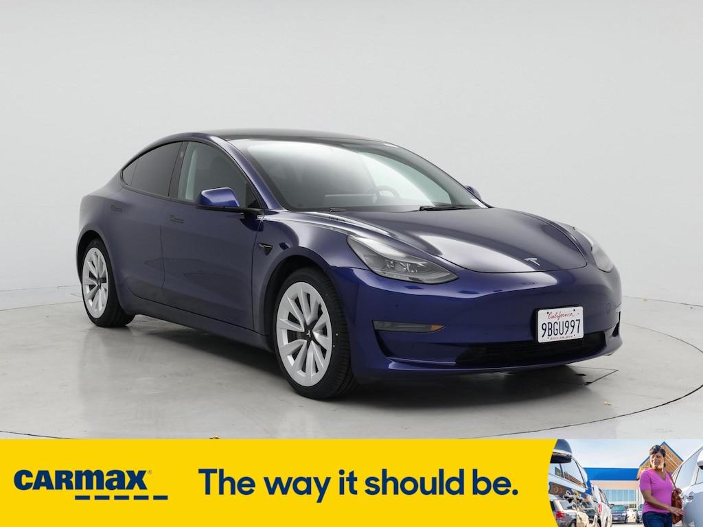 used 2022 Tesla Model 3 car, priced at $27,998