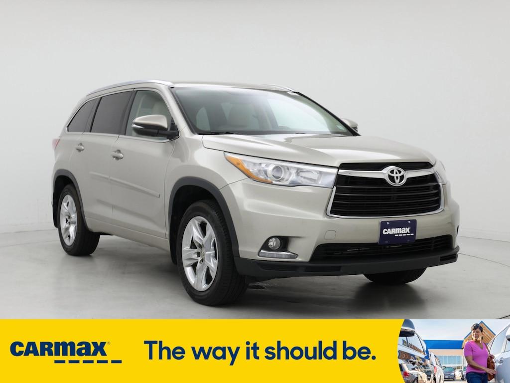 used 2015 Toyota Highlander car, priced at $18,998