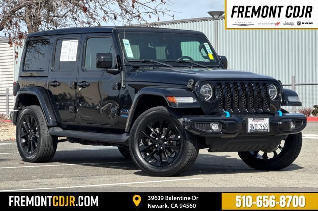 used 2021 Jeep Wrangler Unlimited 4xe car, priced at $31,988