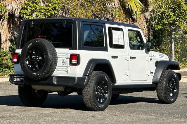 used 2022 Jeep Wrangler Unlimited car, priced at $32,988