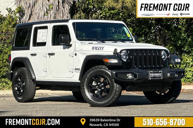 used 2022 Jeep Wrangler Unlimited car, priced at $32,288