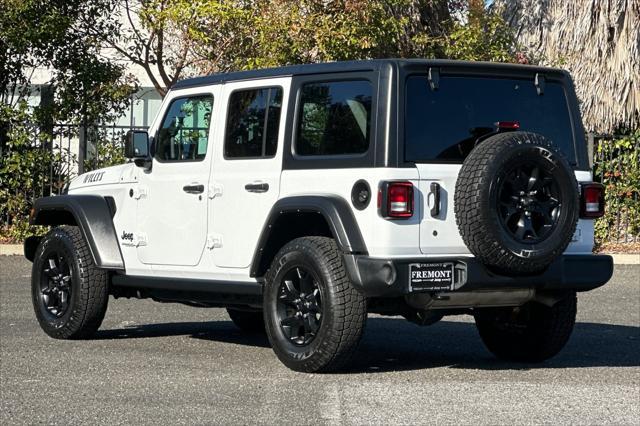 used 2022 Jeep Wrangler Unlimited car, priced at $32,988