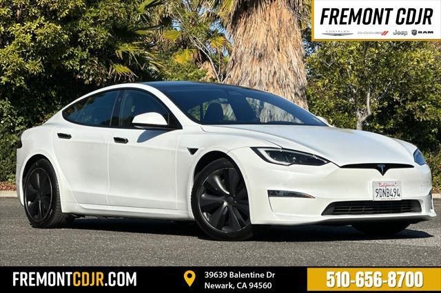 used 2022 Tesla Model S car, priced at $56,988