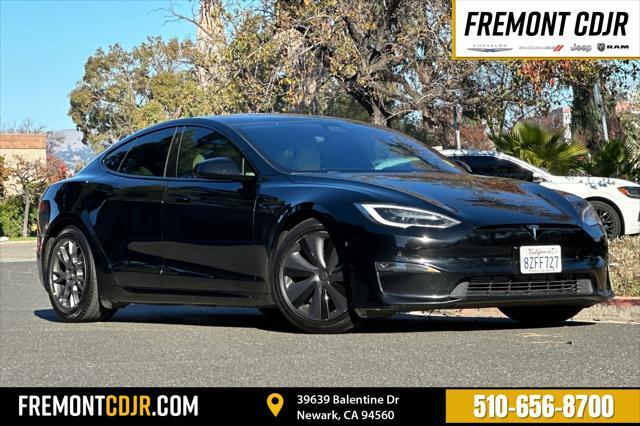 used 2022 Tesla Model S car, priced at $44,588