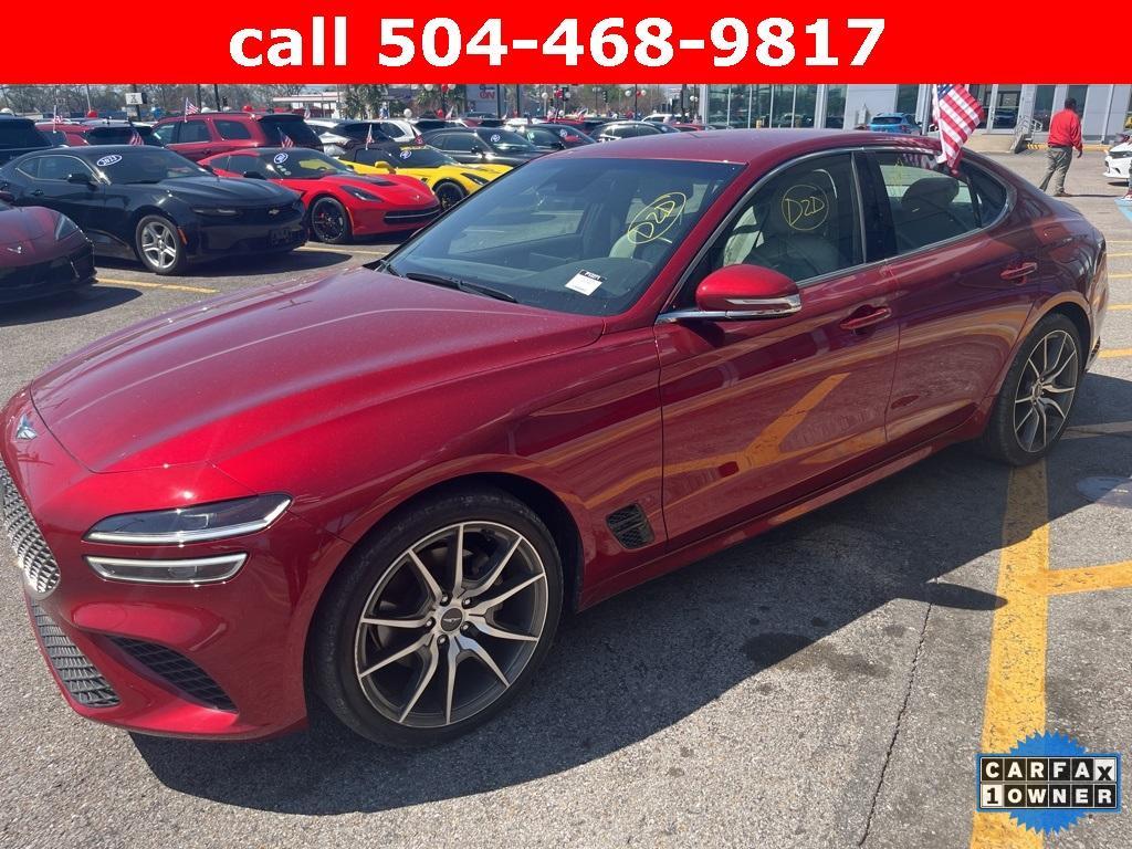 used 2023 Genesis G70 car, priced at $30,995