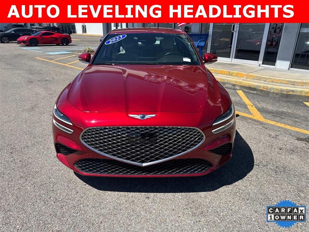 used 2023 Genesis G70 car, priced at $26,979