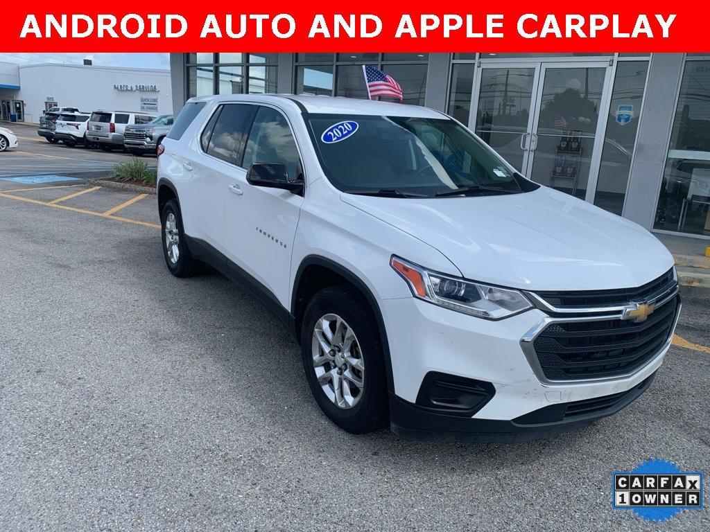 used 2020 Chevrolet Traverse car, priced at $19,495