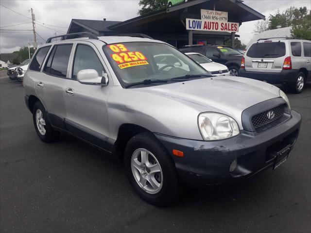 used 2003 Hyundai Santa Fe car, priced at $4,250
