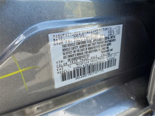 new 2025 Nissan Sentra car, priced at $26,141