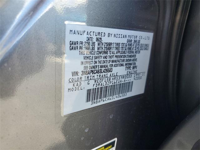 new 2025 Nissan Kicks car, priced at $25,710