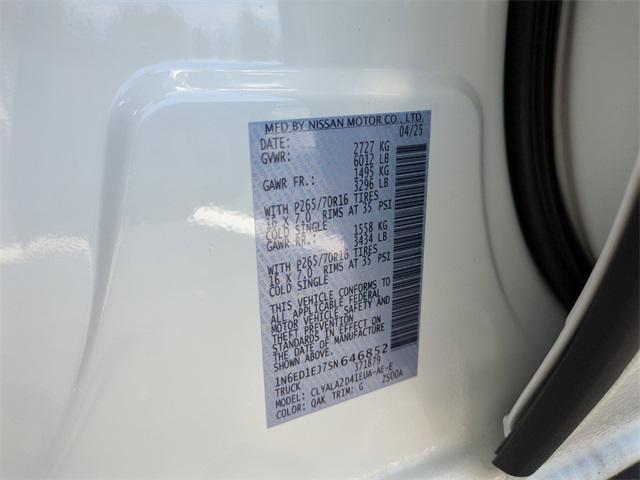 new 2025 Nissan Frontier car, priced at $34,130