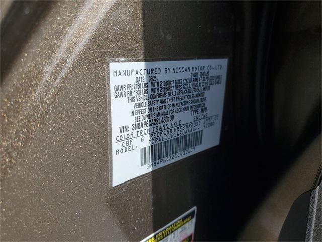 new 2025 Nissan Kicks car, priced at $26,166