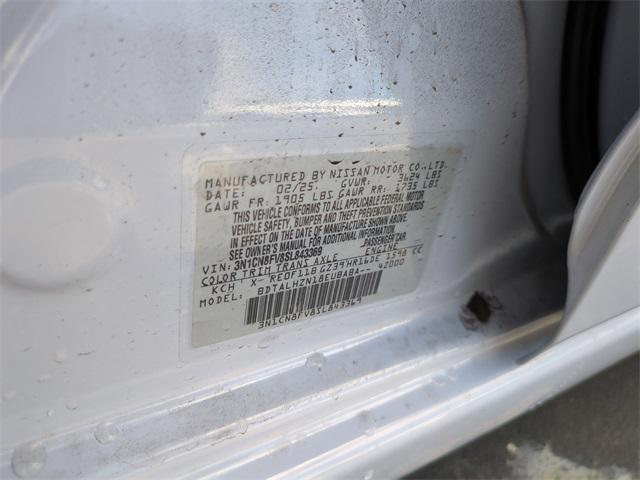 new 2025 Nissan Versa car, priced at $22,808