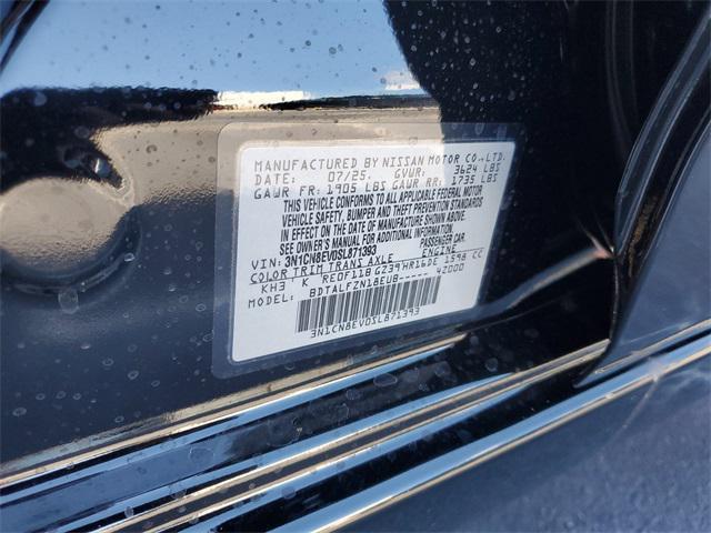 new 2025 Nissan Versa car, priced at $21,730