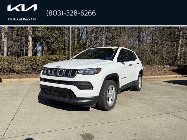 used 2023 Jeep Compass car, priced at $21,654