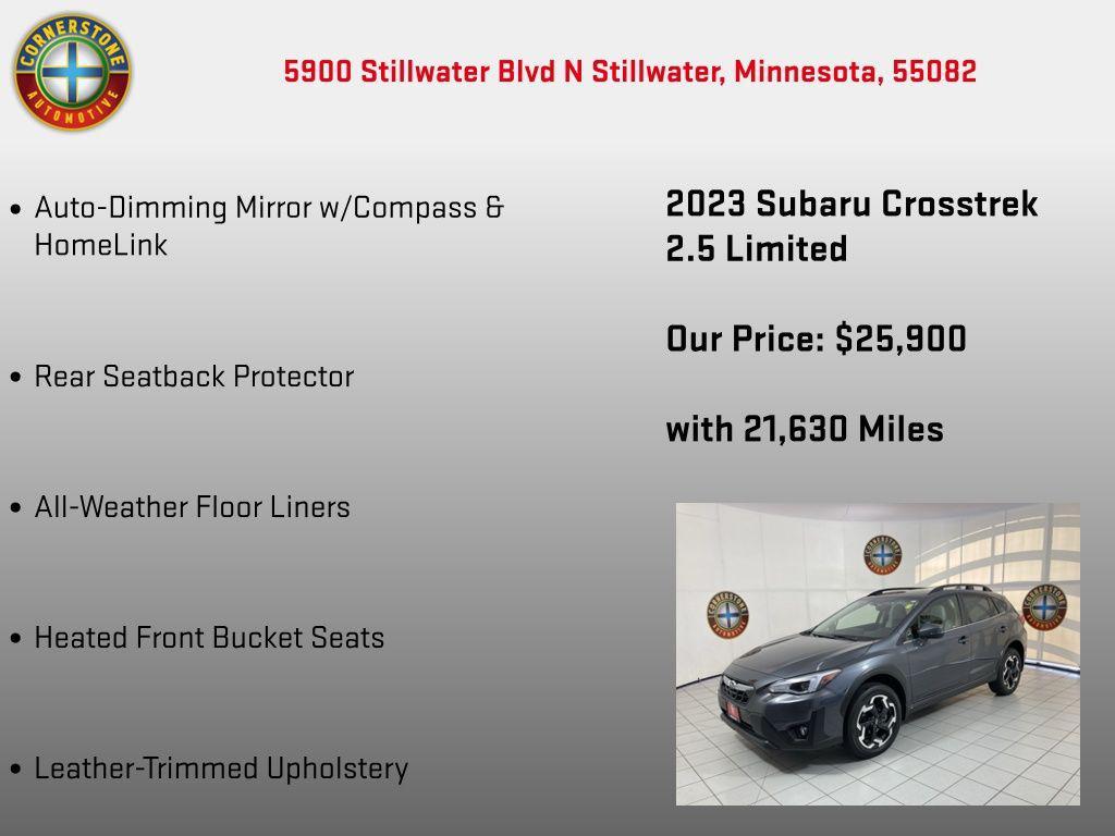 used 2023 Subaru Crosstrek car, priced at $25,900