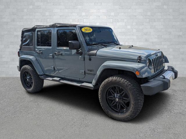 used 2014 Jeep Wrangler Unlimited car, priced at $16,791