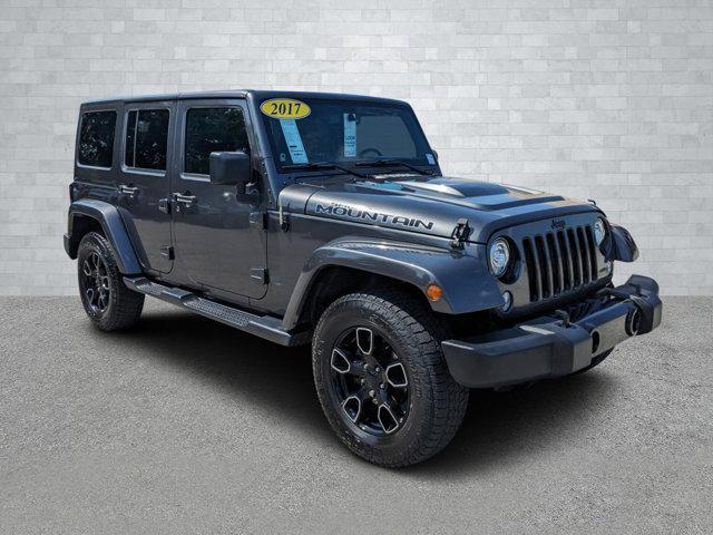 used 2017 Jeep Wrangler Unlimited car, priced at $22,794