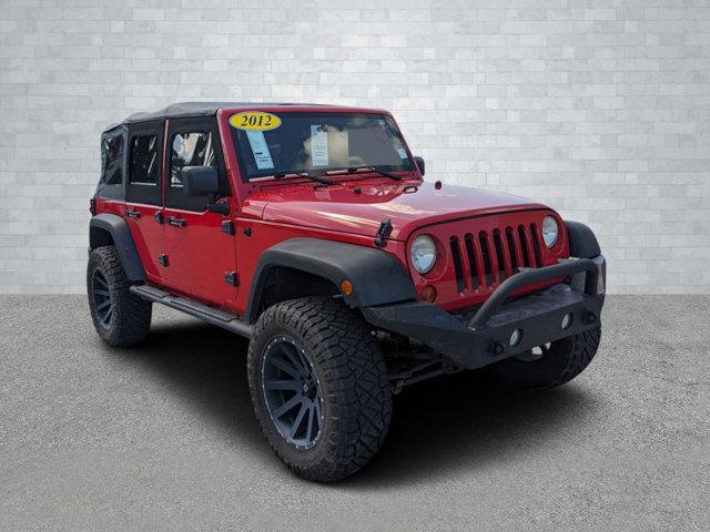 used 2012 Jeep Wrangler Unlimited car, priced at $18,681